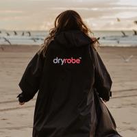 dryrobe Advance Long Sleeve Changing Robe - Black / Pink Extra Image 8 Preview